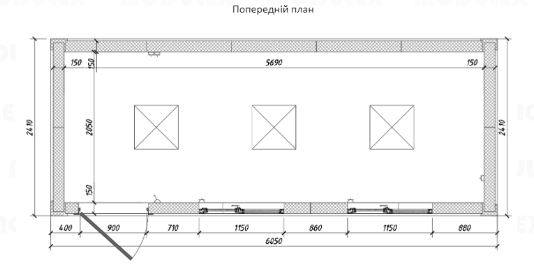 схема модульної побутівки